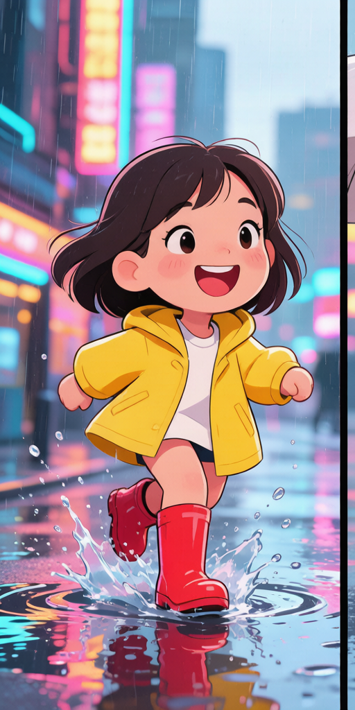 Rain Walking BFFs matching PFP for best friends – left profile picture