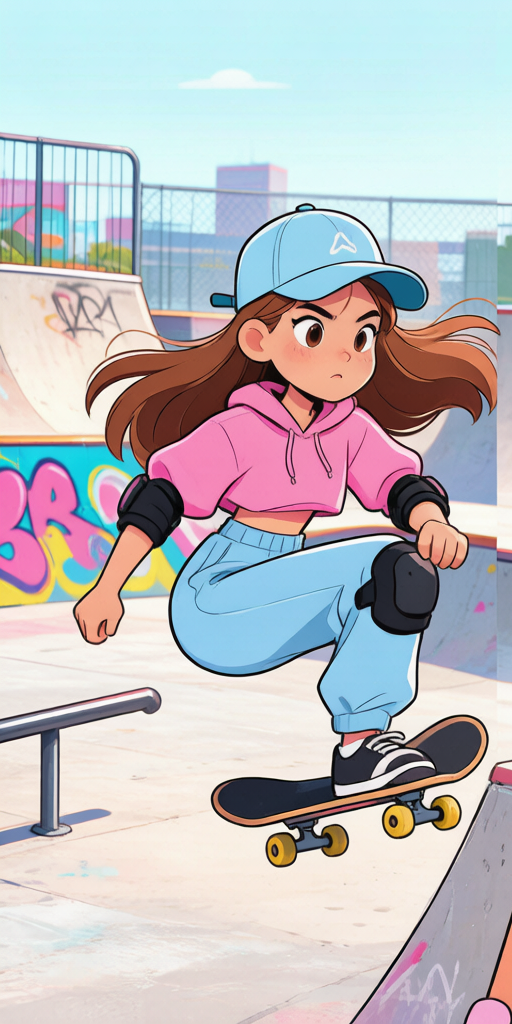 Skateboarding BFFs matching PFP for best friends – left profile picture