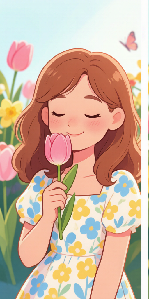Spring Garden BFFs matching PFP for best friends – left profile picture
