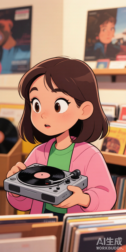 Vinyl Shopping BFFs matching PFP for best friends – right profile picture