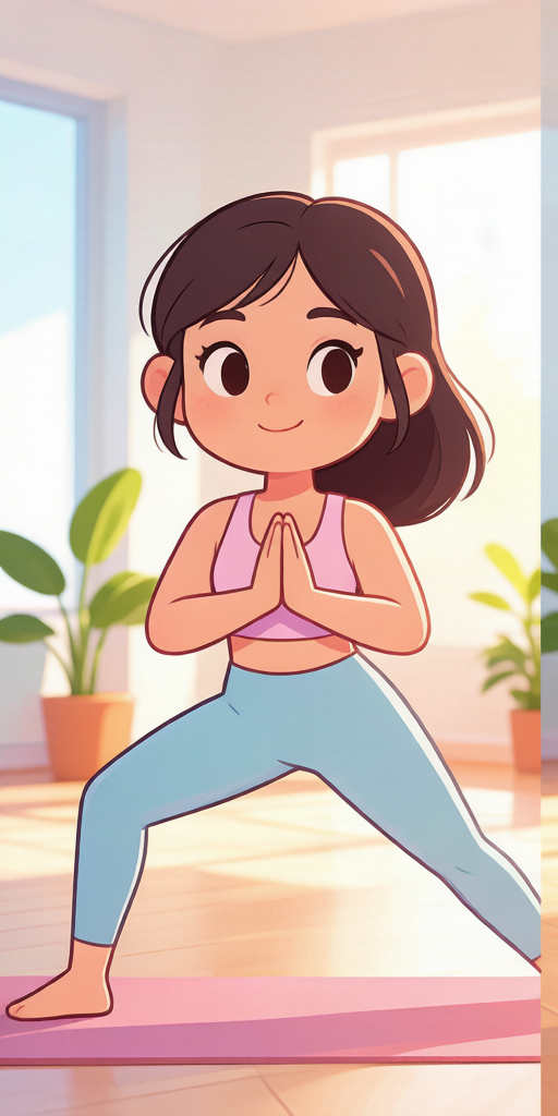 Yoga BFFs matching PFP for best friends – left profile picture