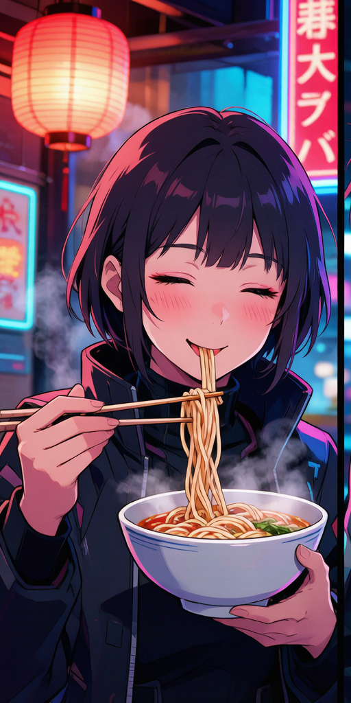 Noodle Shop matching PFP for couples and best friends – left profile picture