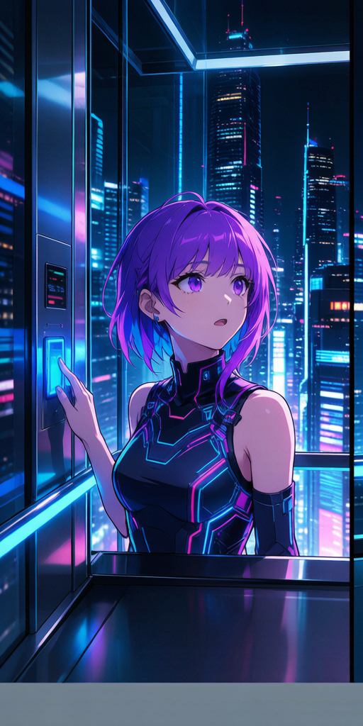 Elevator City matching PFP for couples and best friends – left profile picture