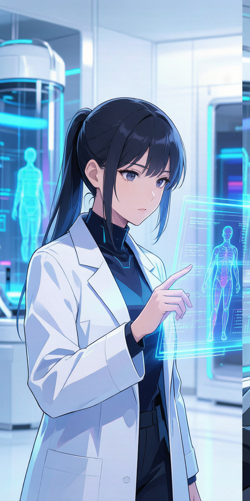 Medical Lab matching PFP for couples and best friends – left profile picture