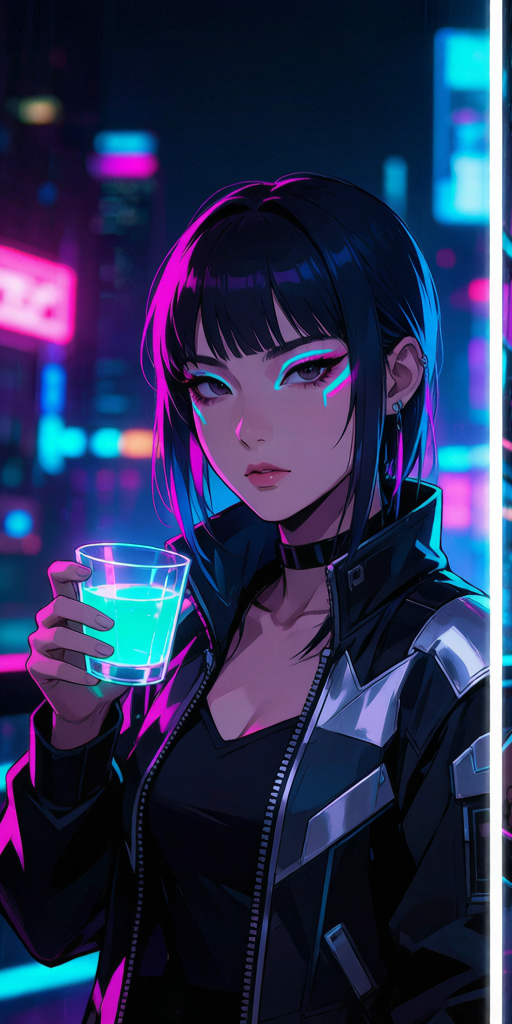 Neon Bar matching PFP for gamers – left profile picture