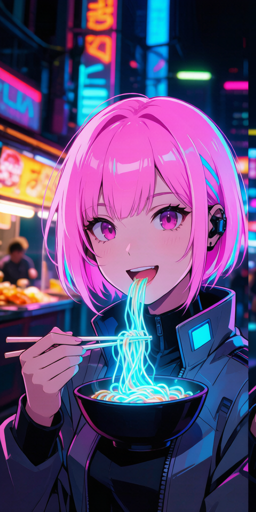 Neon Market matching PFP for gamers – left profile picture