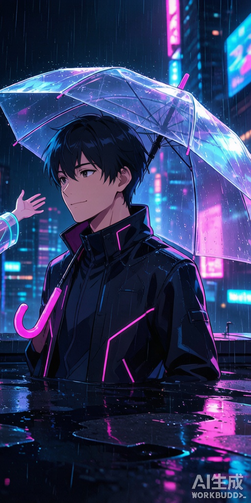 Rain Rooftop matching PFP for couples and best friends – right profile picture