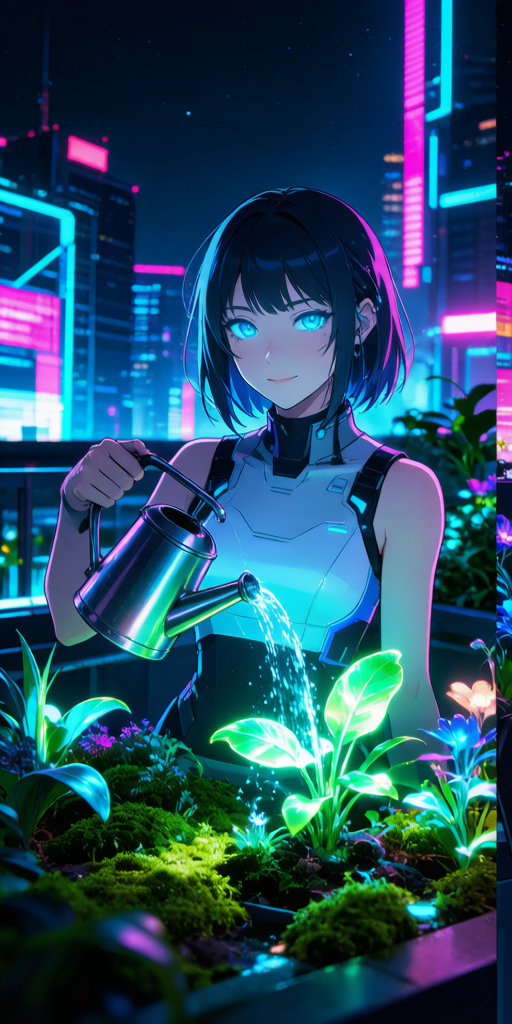 Rooftop Garden matching PFP for couples and best friends – left profile picture