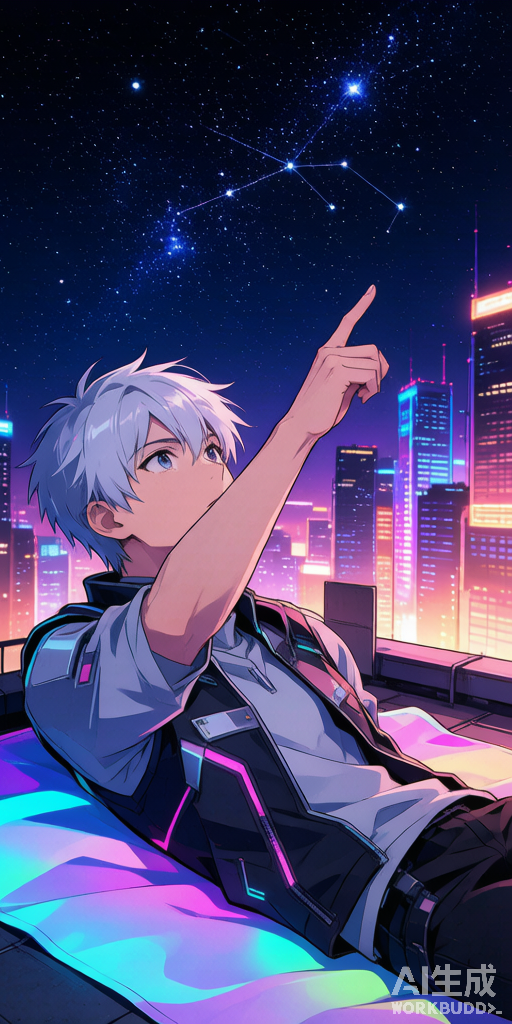 Rooftop Stars matching PFP for couples and best friends – right profile picture