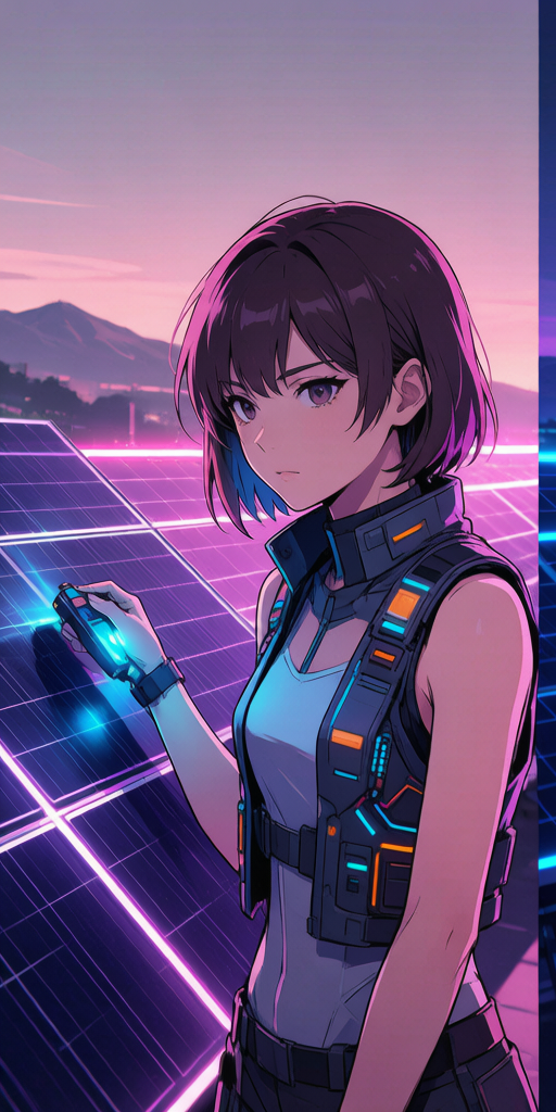 Solar Farm matching PFP for couples and best friends – left profile picture