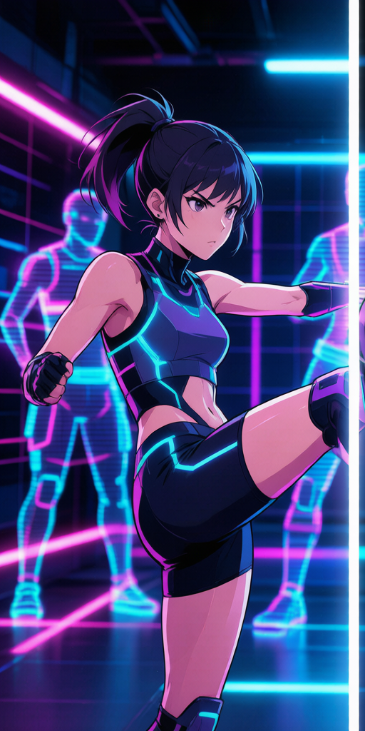 Training Room matching PFP for couples and best friends – left profile picture