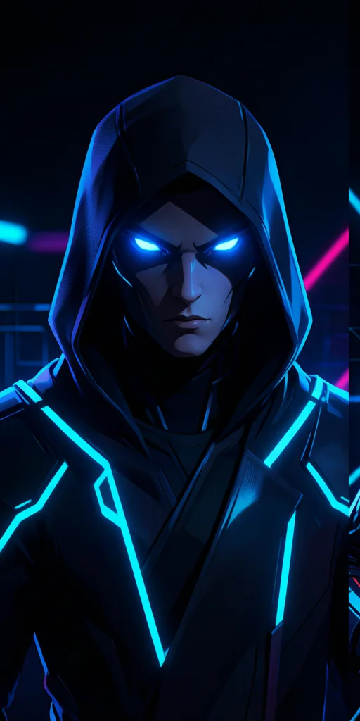 Cyberpunk Gaming Duo PFP left