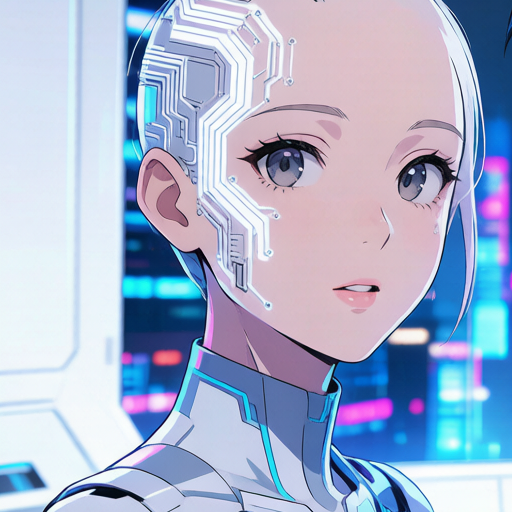 Robot Love matching PFP for couples – left profile picture
