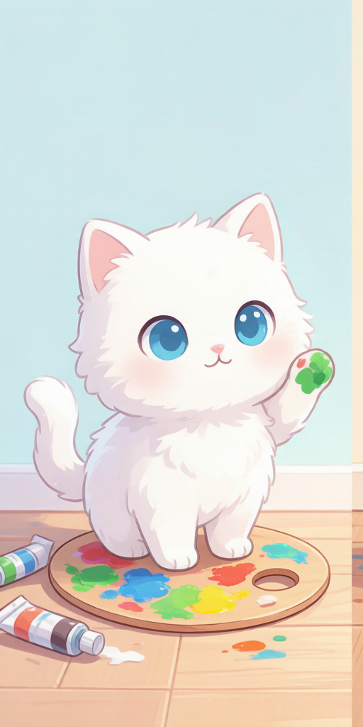 Art Studio Cats matching PFP for cute matching icons – left profile picture