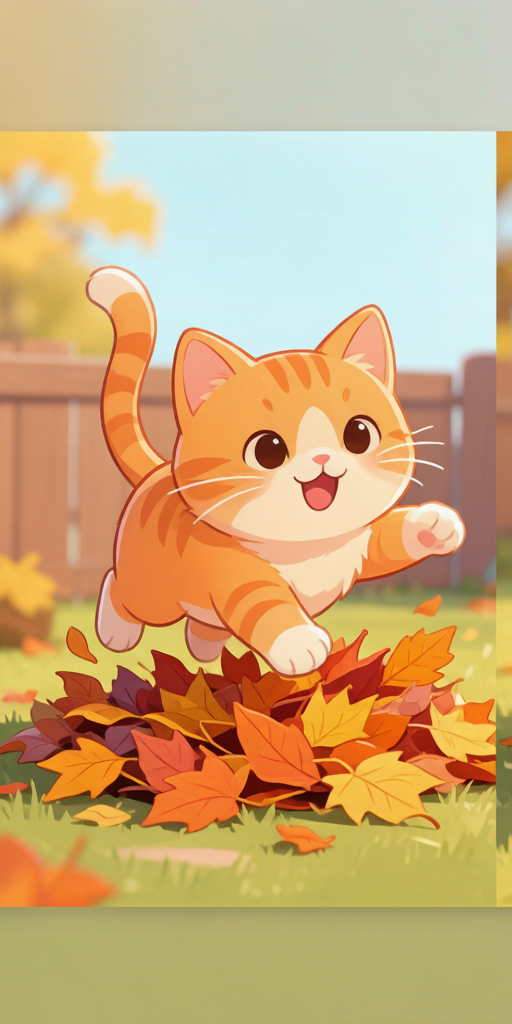 Autumn Play Cats matching PFP for cute matching icons – left profile picture