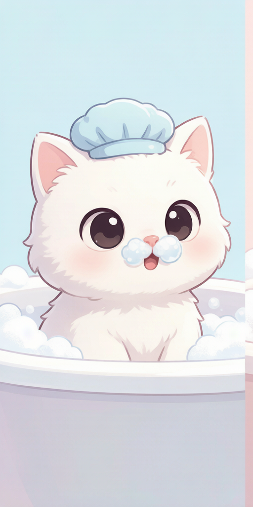 Bubble Bath Cats matching PFP for cute matching icons – left profile picture