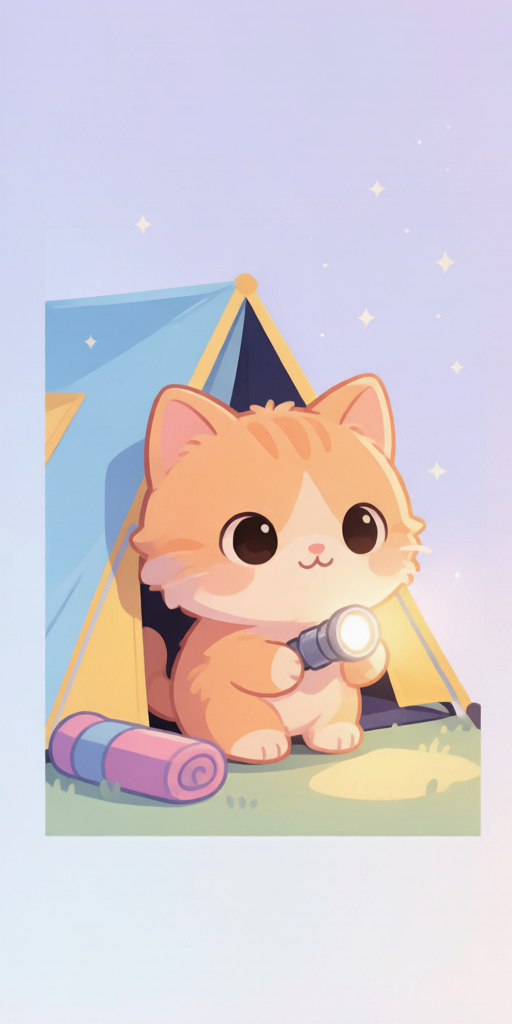 Camping Tent Cats matching PFP for cute matching icons – left profile picture