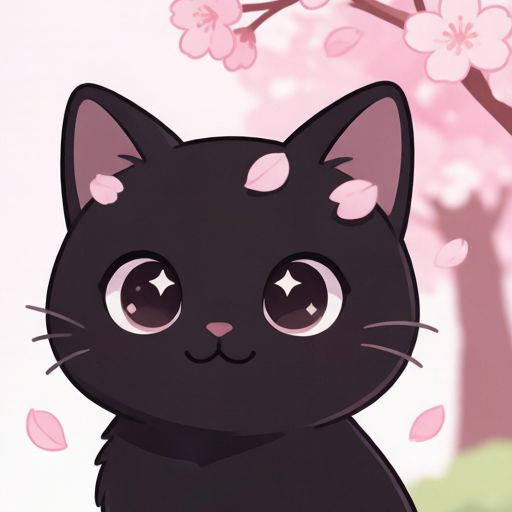 Cherry Blossom Cats matching PFP for cute matching icons – right profile picture