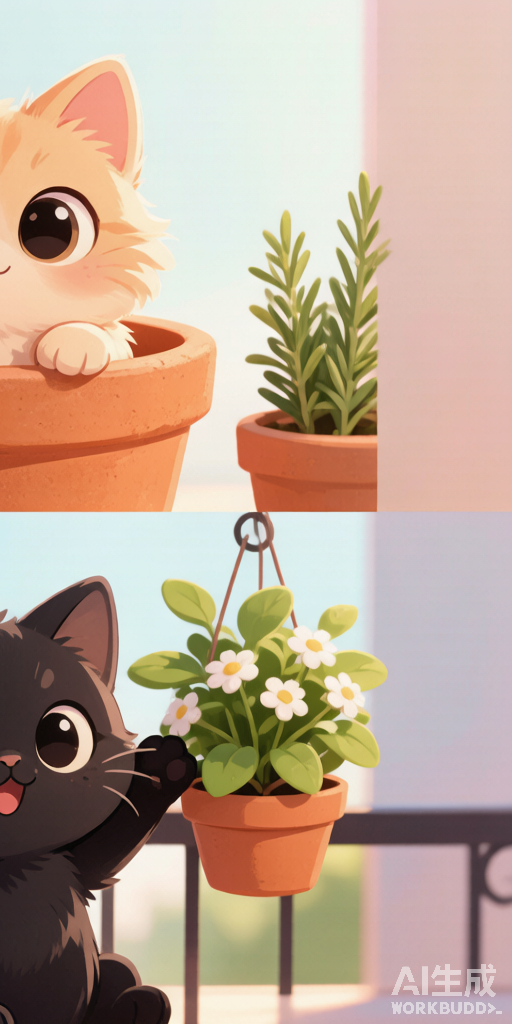 Garden Pot Cats matching PFP for cute matching icons – right profile picture