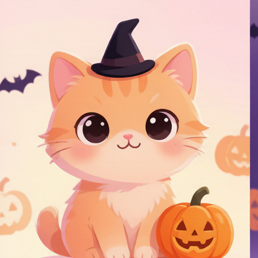 Halloween Cats matching PFP for cute matching icons – left profile picture