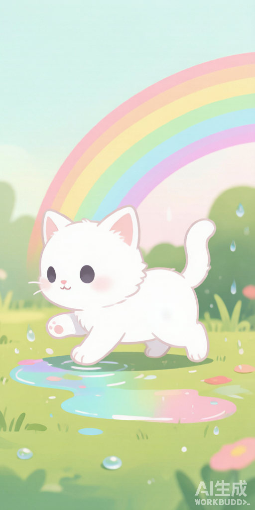 Rainbow Rain Cats matching PFP for cute matching icons – right profile picture