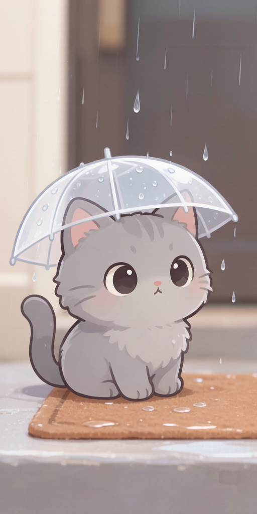 Rainy Doorstep Cats matching PFP for cute matching icons – left profile picture