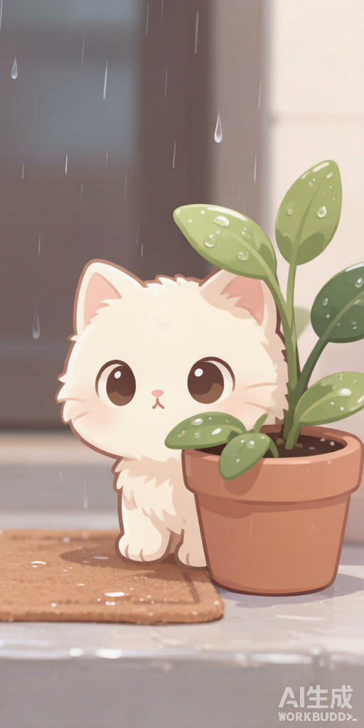Rainy Doorstep Cats matching PFP for cute matching icons – right profile picture