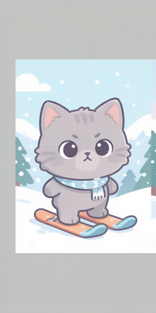 Ski Slope Cats matching PFP for cute matching icons – left profile picture