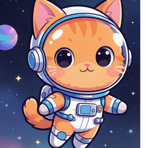 Space Cats matching PFP for cute matching icons – left profile picture