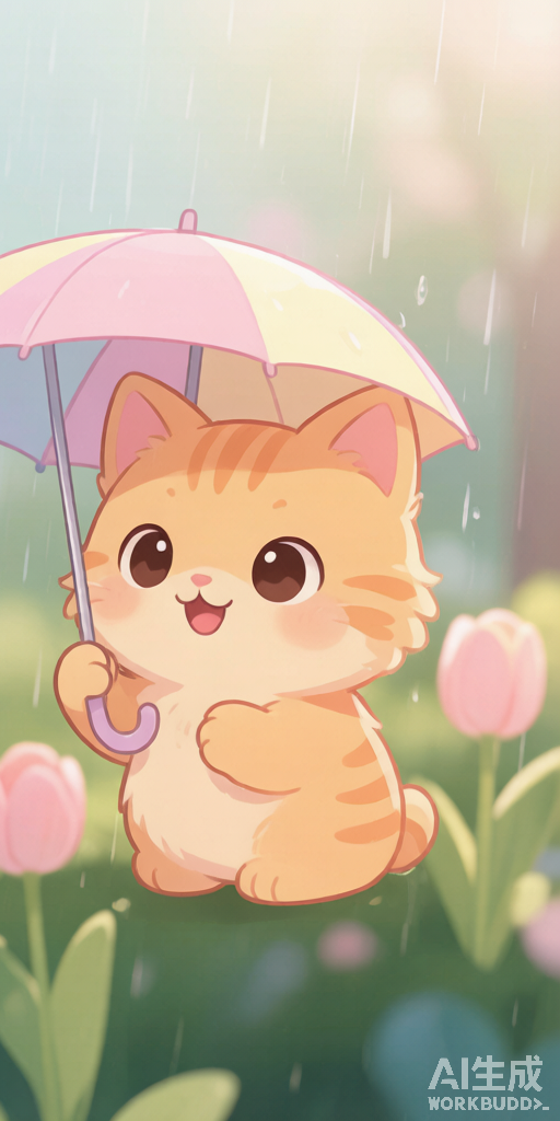Spring Umbrella Cats matching PFP for cute matching icons – right profile picture