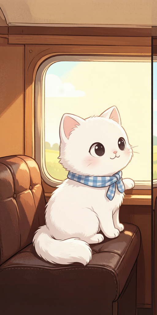 Vintage Train Cats matching PFP for cute matching icons – left profile picture