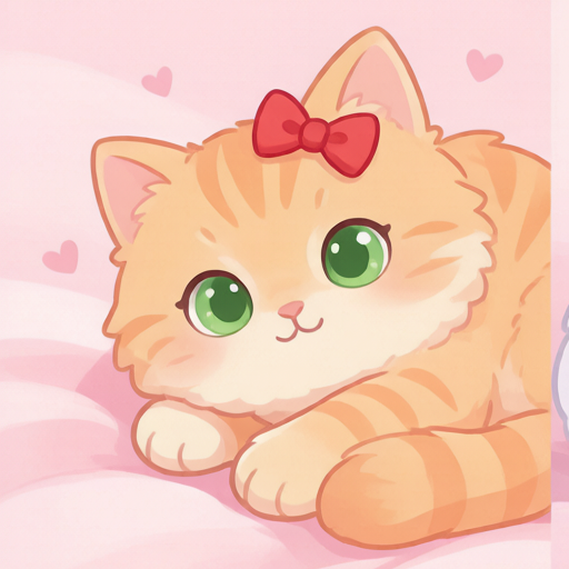 Cute Couple Cats matching PFP for couples – left profile picture